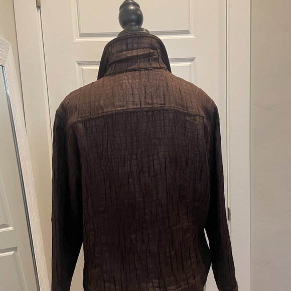 Ruby Rd Brown Jacket - Timeless Style with Modern Flair Size 16P - Vintage. - Picture 3 of 4